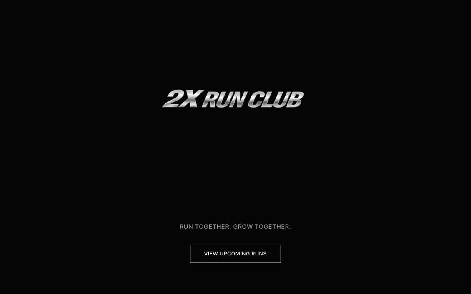 2x Run Club interface